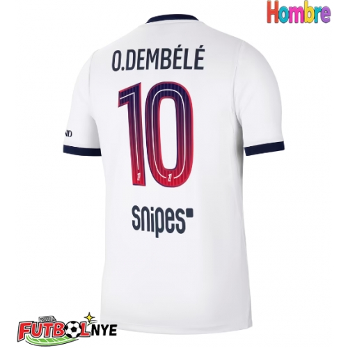 Camiseta Paris Saint-Germain Ousmane Dembele #10 Visitante Equipación 2026-27 manga corta